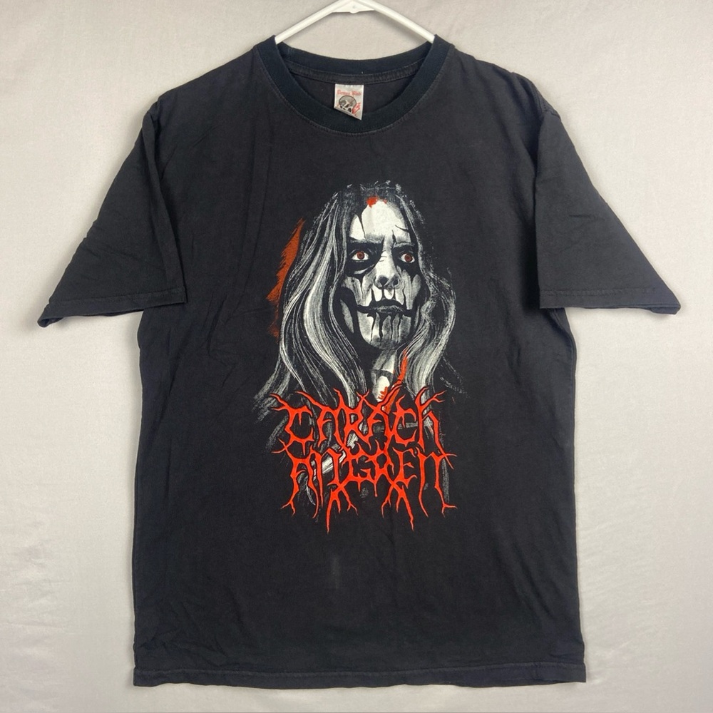 Vintage Carach Angren Band Shirt Men’s Large Grunge Double Sided Black Gory Goth